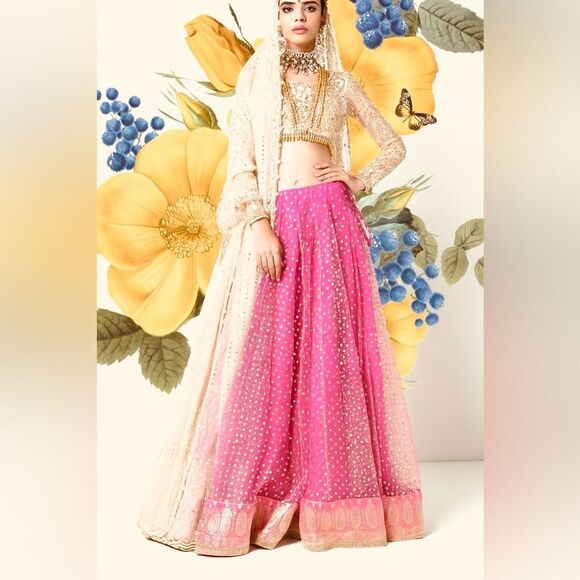 NOMI ANSARI AUTHENTIC LUXURY PAKISTANI DESIGNER COUTURE DRESS - Picture 4 of 16